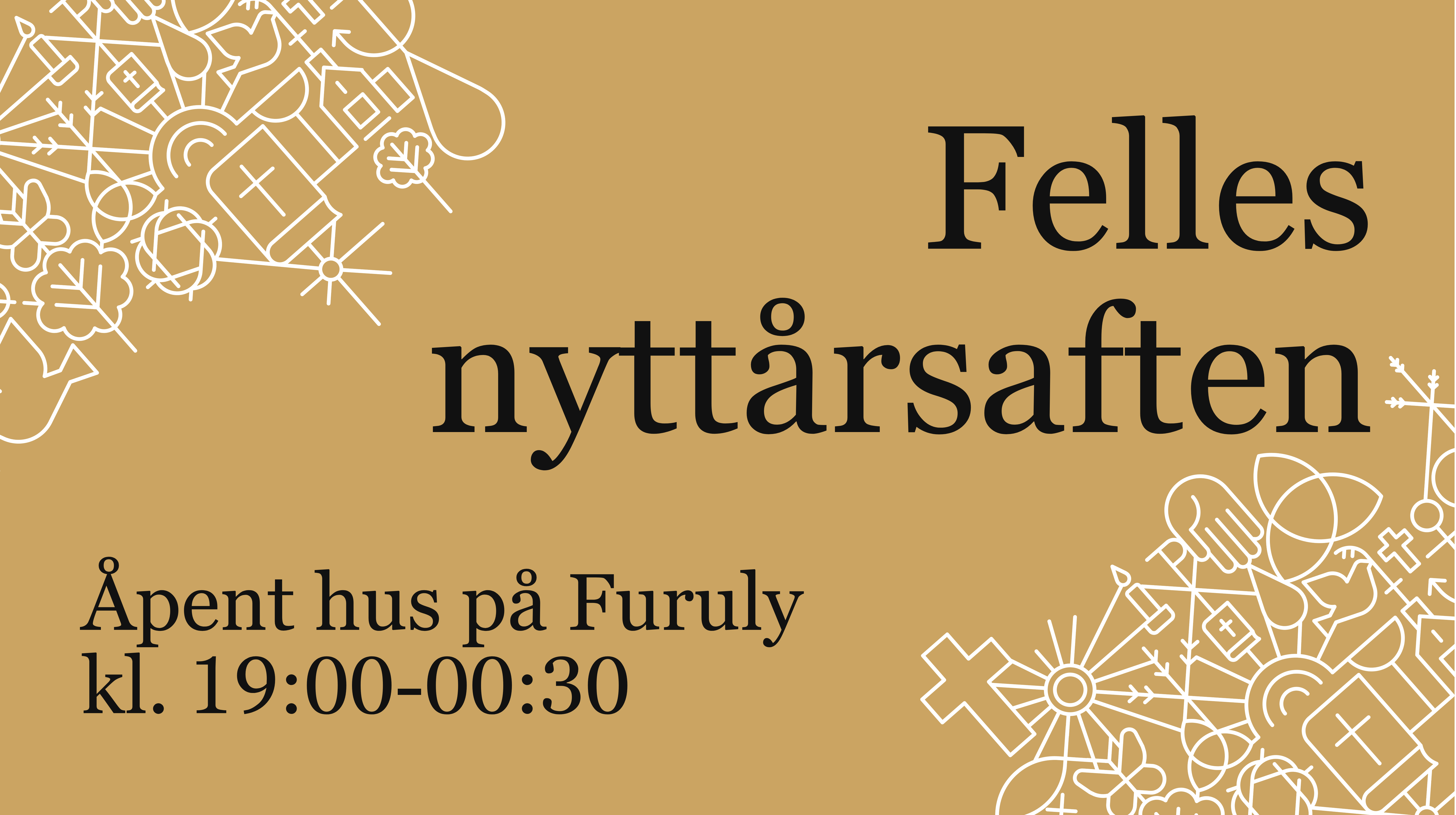 Felles nyttårsaften - åpent hus på Furuly
